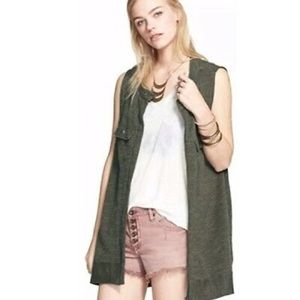 Free People Slub Knit Highway Vest